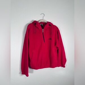 VINTAGE The North Face light red small Fleece Hoodie size small